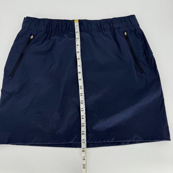 Eddie Bauer Skort Navy‎ Blue Size 14 Pull On Gorpcore Hiking Walking - Picture 6 of 9